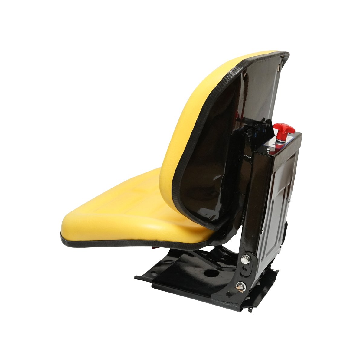 Scaun universal galben cu reglaj triplu si amortizor pentru tractor U-445